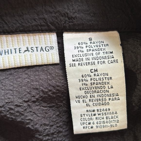 White Stag black women’s blouse size small top blouse - Picture 4 of 4